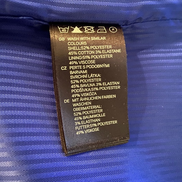 H and M bright blue skirt - Picture 8 of 10